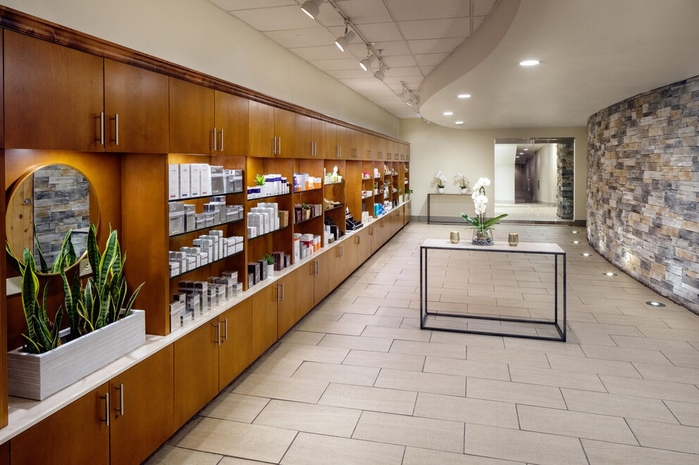 Spa Retail Area at The Elms Hotel and Spa