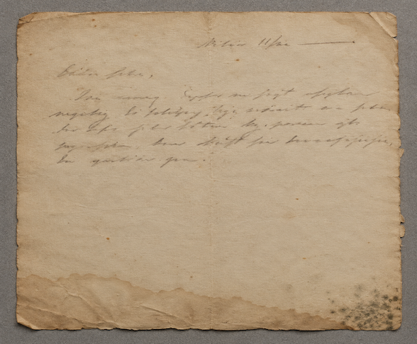 a piece of paper with writing on it