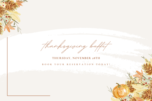 a thanksgiving buffet invitation